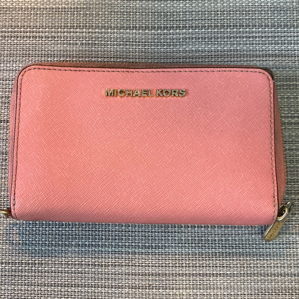 Michael Kors pink wallet